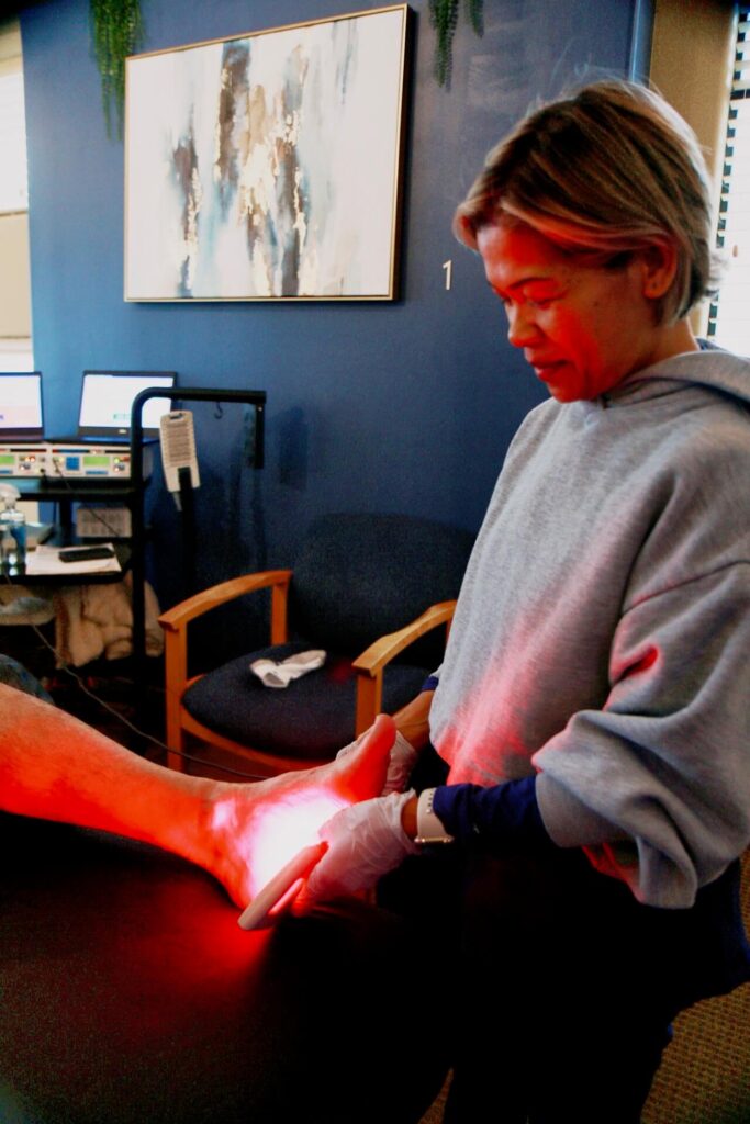 neuropathy foot pain treatment with cold laser therapy in Scottsdale, AZ.